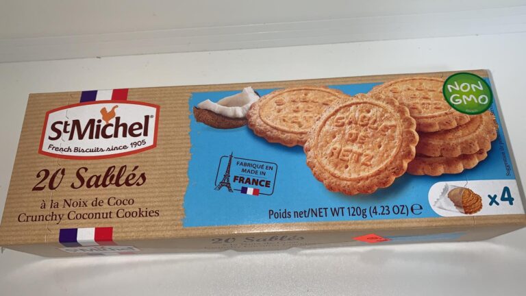 St Michel French biscuits 20 Crunchy Coconut Cookies 4.23oz - Pasha Market