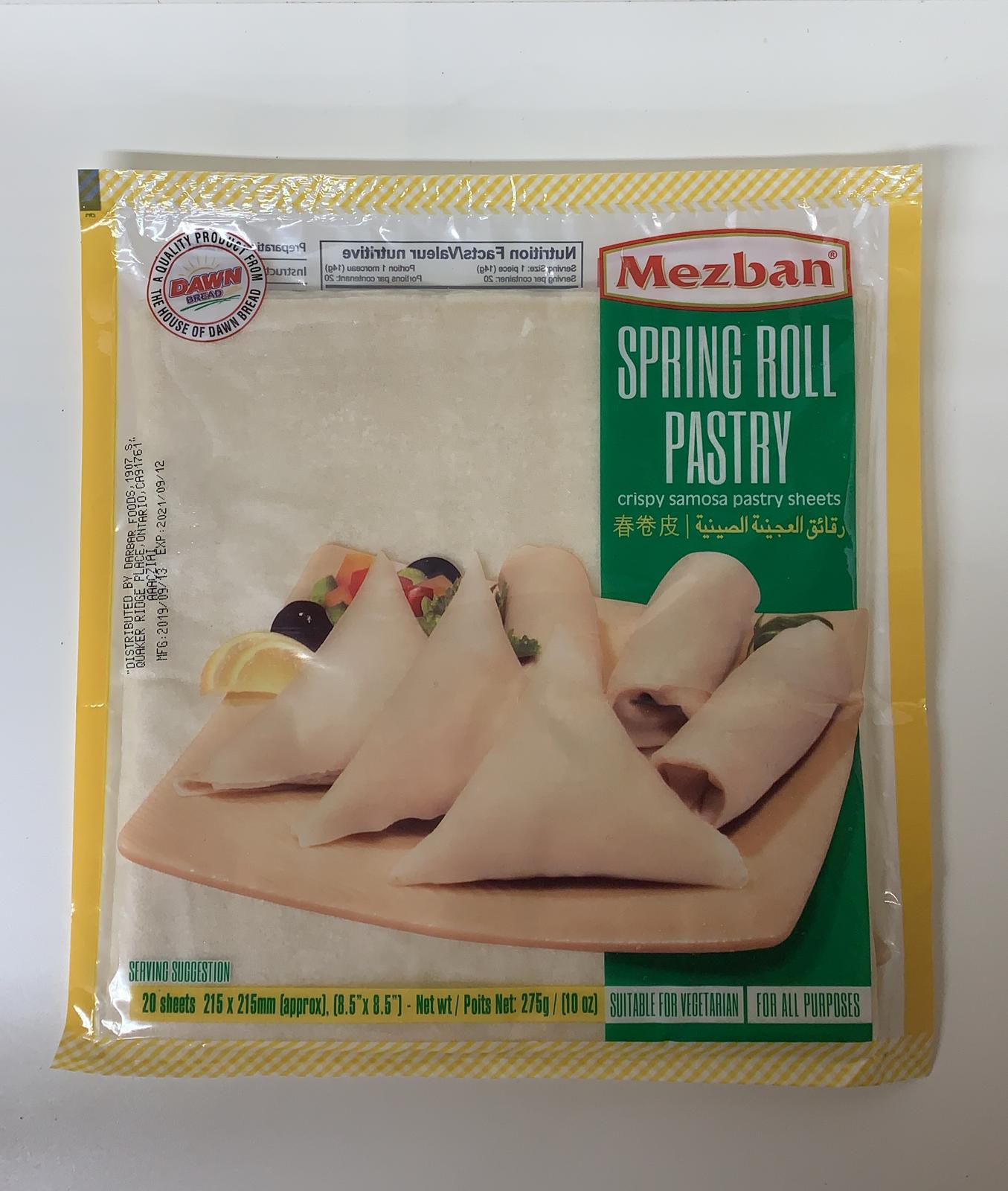 MEZBAN SPRING ROLL PASTRY SHEET